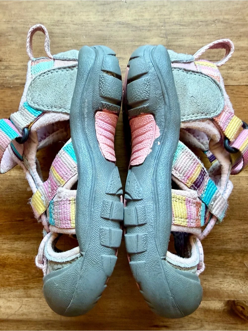 KEEN Newport H2 Sandals Girls Toddler Size 8 Pink Multicolor Closed Toe